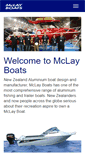 Mobile Screenshot of mclayboats.co.nz