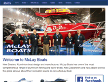 Tablet Screenshot of mclayboats.co.nz